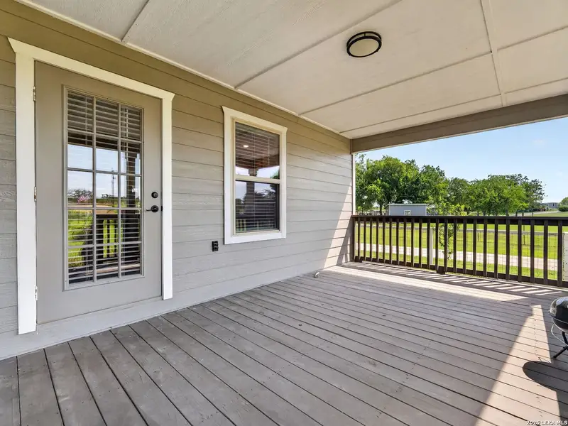 Exterior details and patio area of a home in , Elmendorf (Image 1). Exterior details and patio area of a home in , Elmendorf (Image 1).
