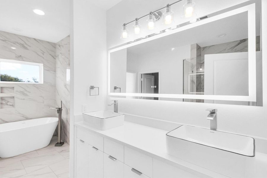 Furnished interior view inside a new home in , Houston (Image 7).