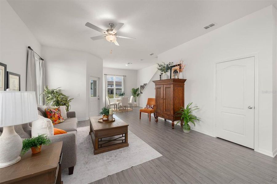 Furnished interior view inside a new home in Sol Vista, Dundee (Image 13). Furnished interior view inside a new home in Sol Vista, Dundee (Image 13).