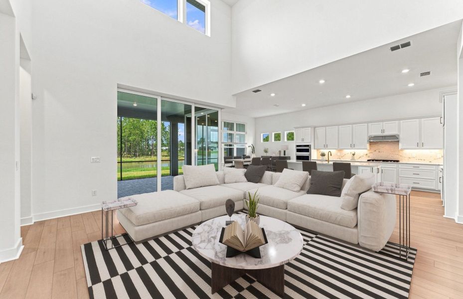 Furnished interior view inside a new home in Two Rivers, Zephyrhills (Image 13).