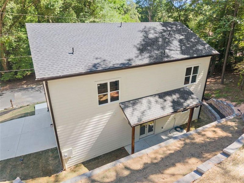 Exterior details and patio area of a home in , Gainesville (Image 29).