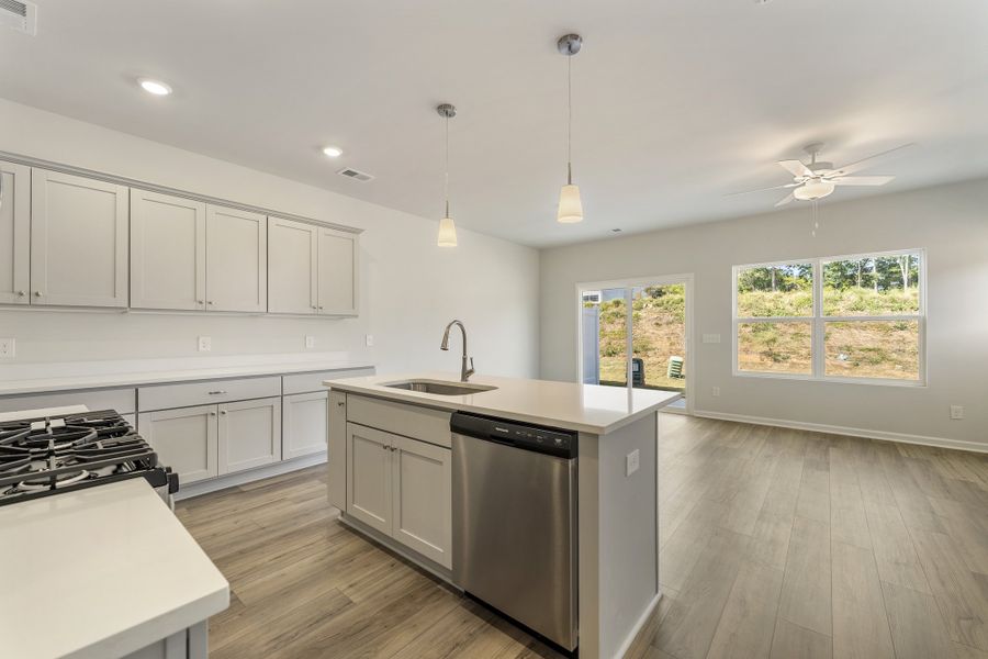 Furnished interior view inside a new home in Edwards Station, Taylors (Image 5).