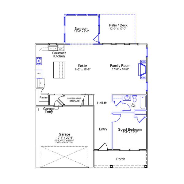 2D floor plan layout of this home in Gates at Windermere, Blythewood, SC (Image 3). 2D floor plan layout of this home in Gates at Windermere, Blythewood, SC (Image 3).