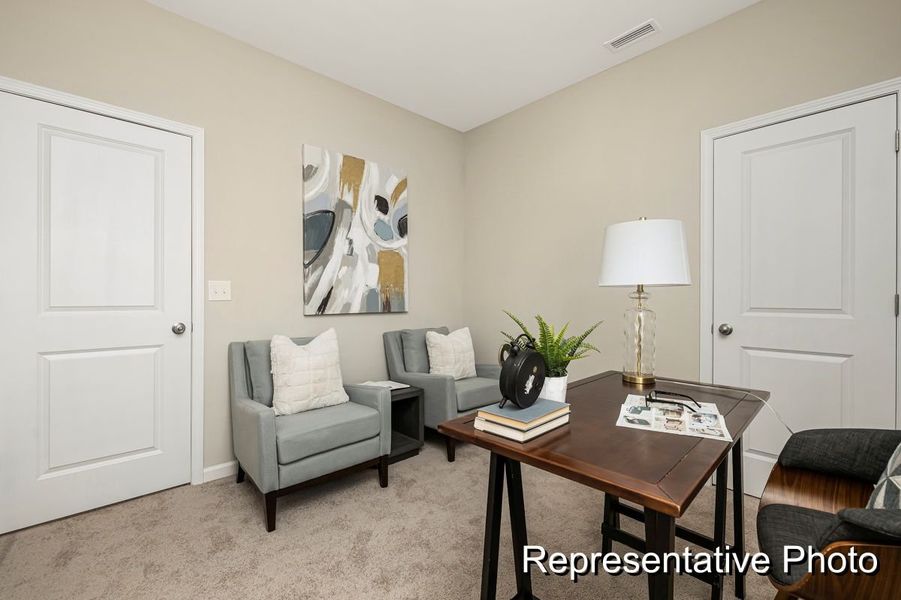 Furnished interior view inside a new home in Edgewater - The Cottages, Lancaster (Image 10). Furnished interior view inside a new home in Edgewater - The Cottages, Lancaster (Image 10).