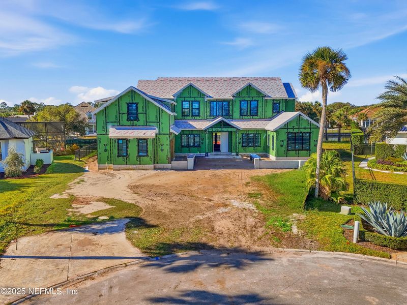 In-progress construction of a new home in , Ponte Vedra Beach, FL (Image 55).