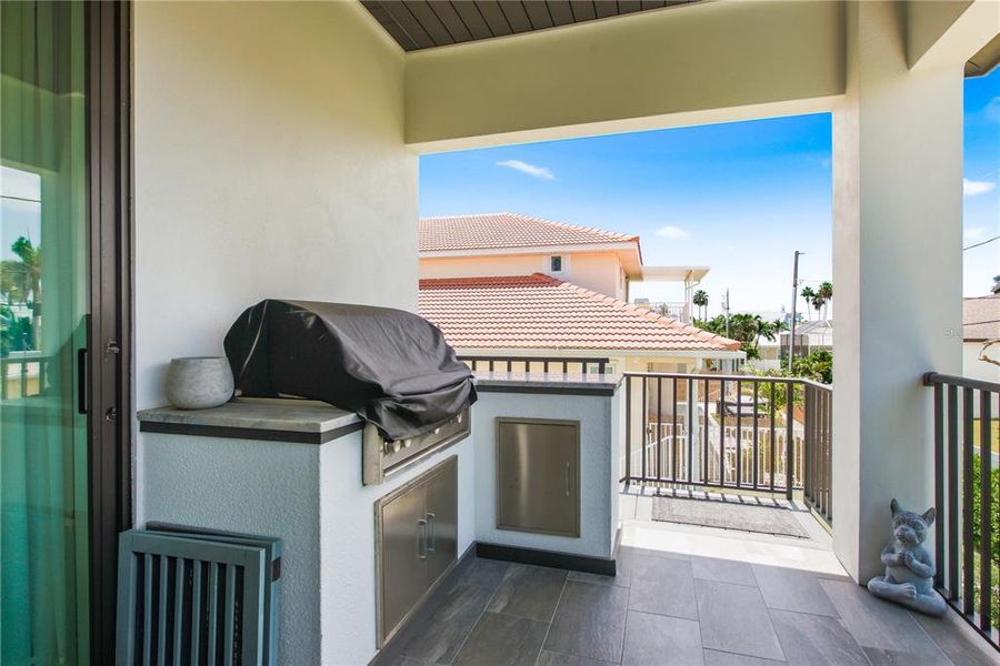 Exterior details and patio area of a home in , Belleair Beach (Image 39).