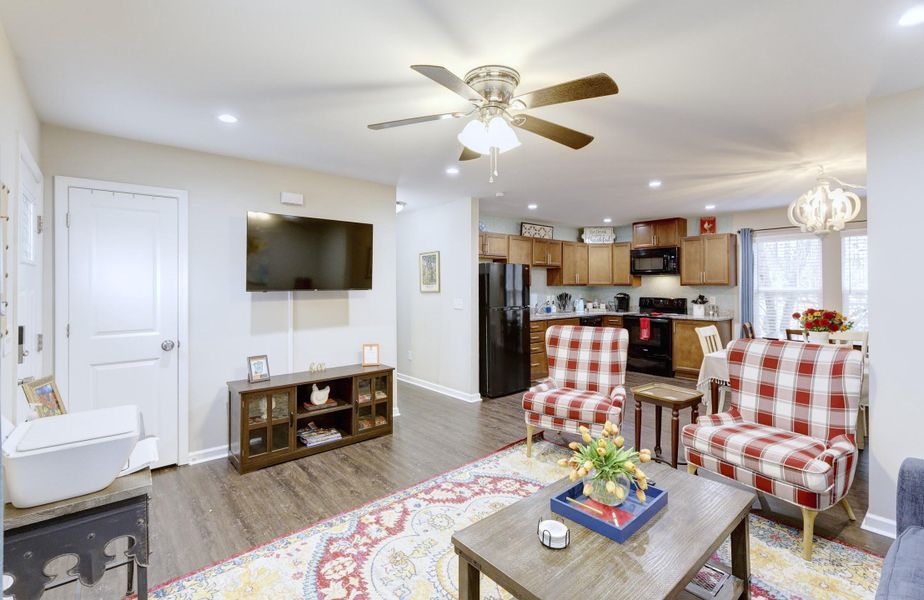 Furnished interior view inside a new home in , Summerville (Image 11).