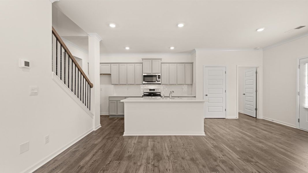 Furnished interior view inside a new home in Independence Villas and Townhomes, Loganville (Image 5).