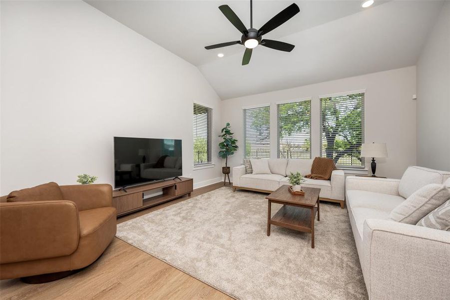 Furnished interior view inside a new home in , Little Elm (Image 13). Furnished interior view inside a new home in , Little Elm (Image 13).