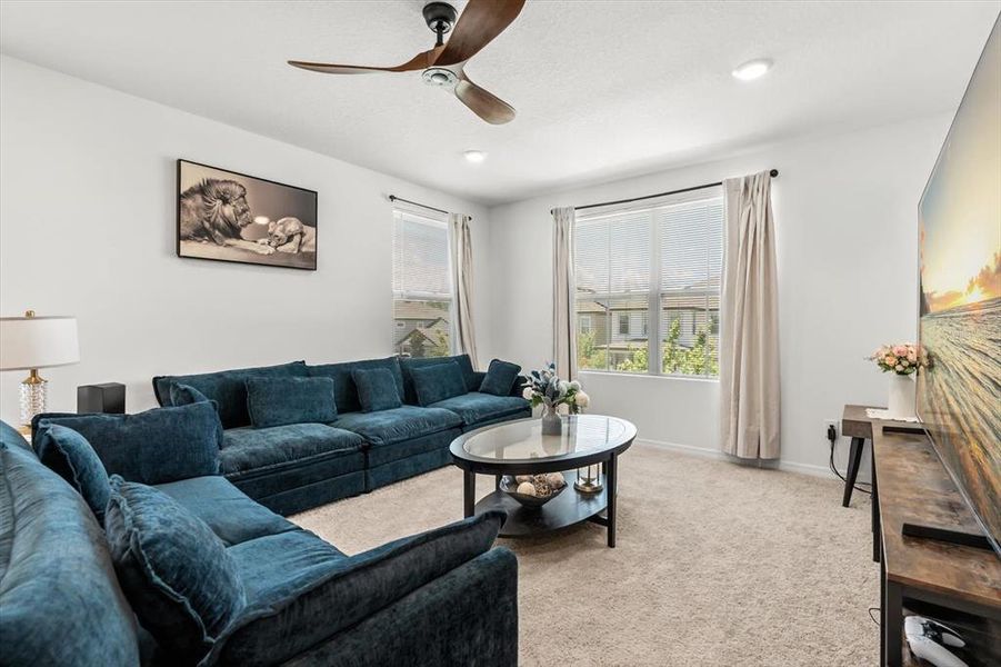 Furnished interior view inside a new home in , Winter Garden (Image 28). Furnished interior view inside a new home in , Winter Garden (Image 28).