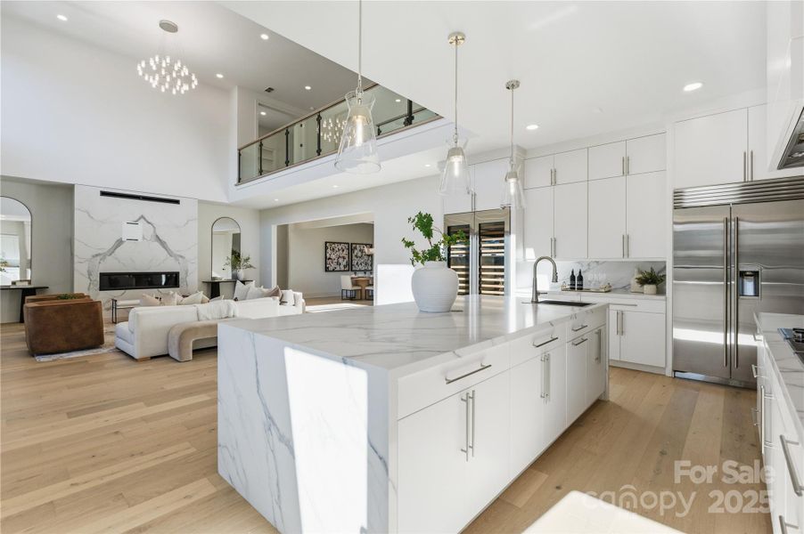 Furnished interior view inside a new home in , Matthews (Image 35).