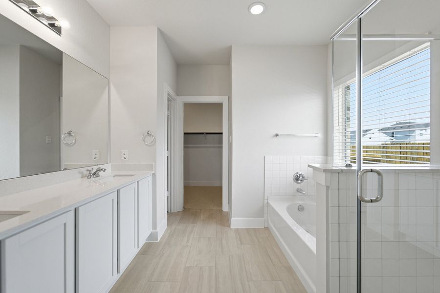 Furnished interior view inside a new home in Sunfield, Buda (Image 8).