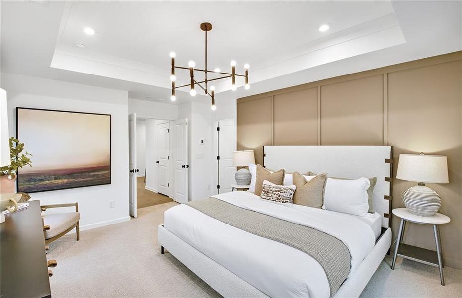 Furnished interior view inside a new home in Adler Springs, Powder Springs (Image 12).