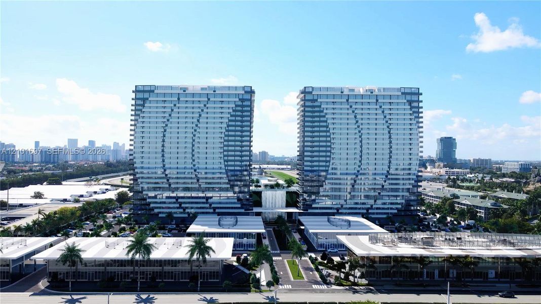Condo located in Hallandale Beach, FL showcasing its design and architecture (Image 27).