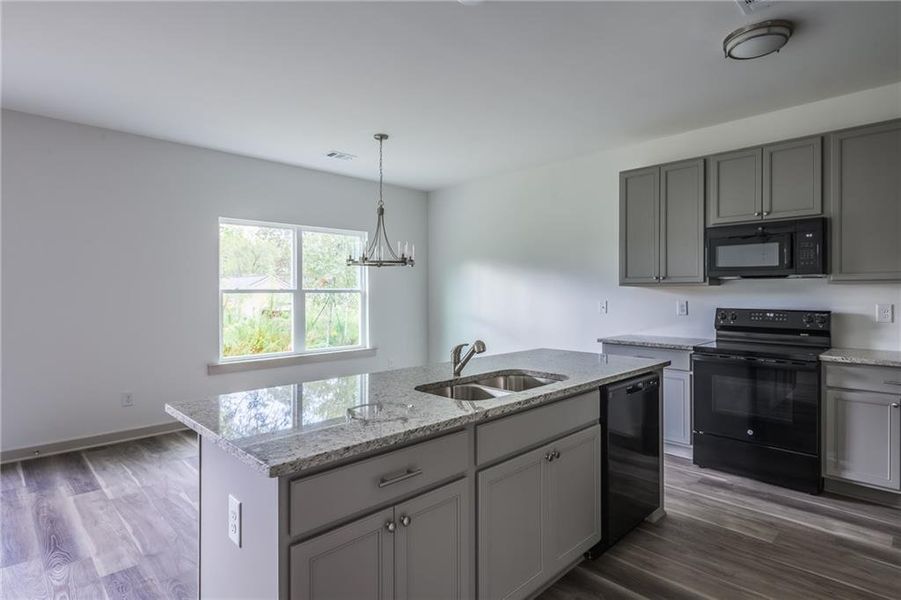 Furnished interior view inside a new home in , Lawrenceville (Image 9).