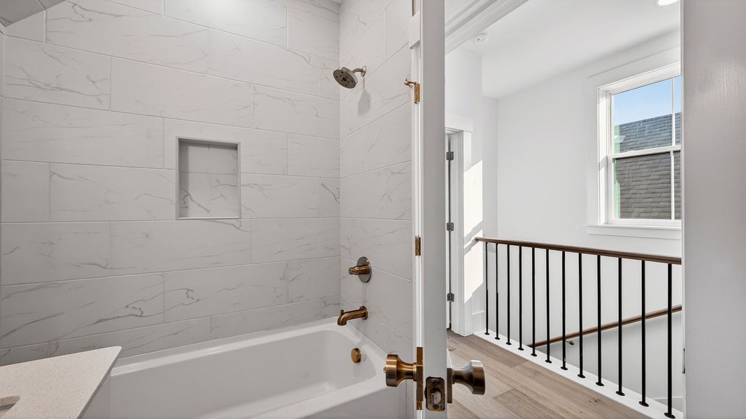 Representative furnished interior of a home built from the Seabrook by DRB Homes in Grants Court, Charleston (Image 22).
