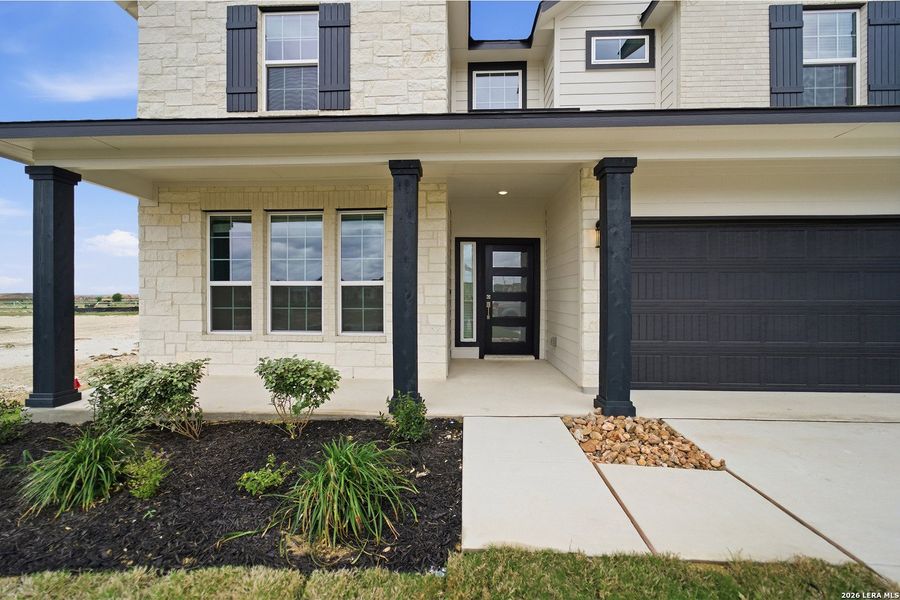 Exterior details and patio area of a home in Megan's Landing, Castroville (Image 22).