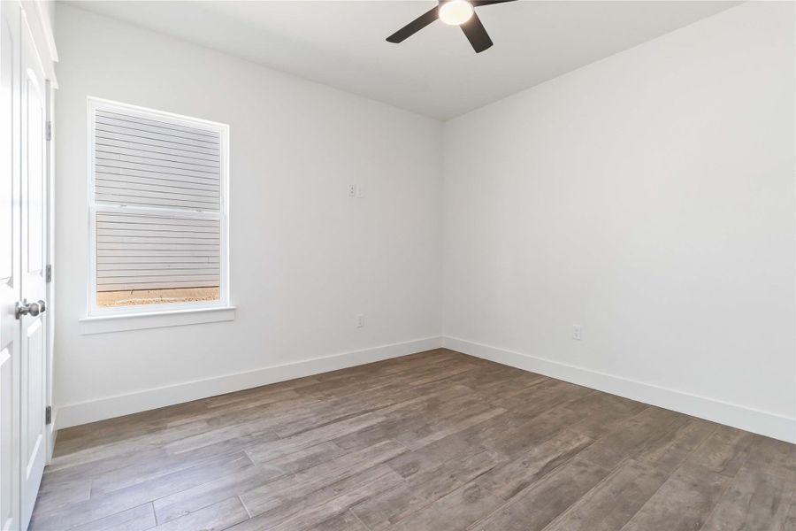 Secondary bedroom without virtual staging. Bedroom #3 Secondary bedroom without virtual staging. Bedroom #3