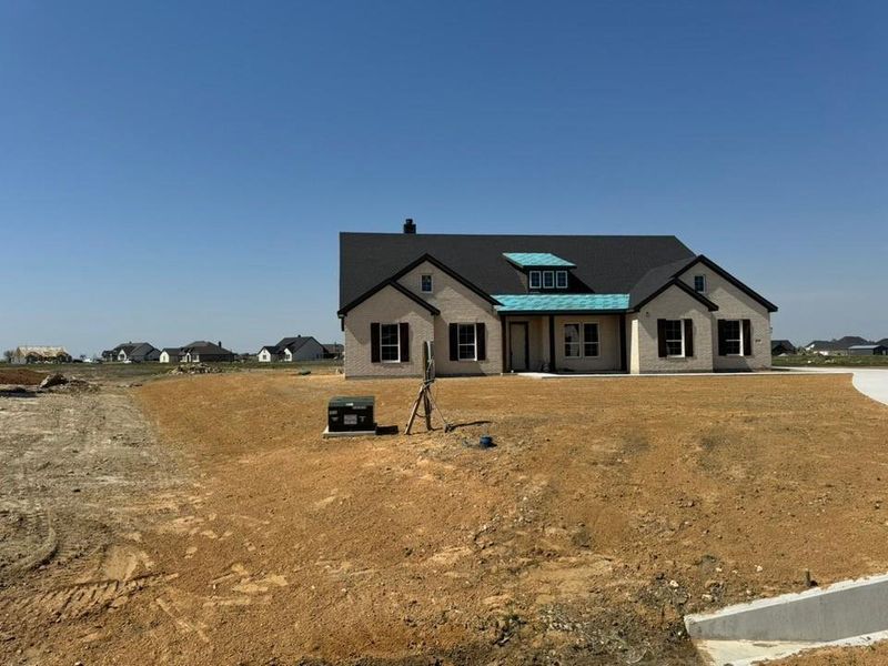 In-progress construction of a new home in Rocky Top, Krum, TX (Image 12).