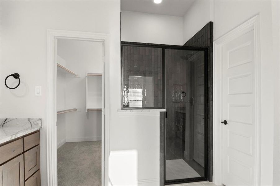 Furnished interior view inside a new home in Bull Hide Estates, Hewitt (Image 10).