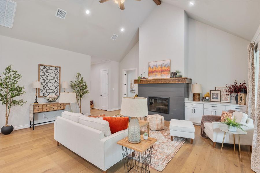 Furnished interior view inside a new home in , College Station (Image 14).