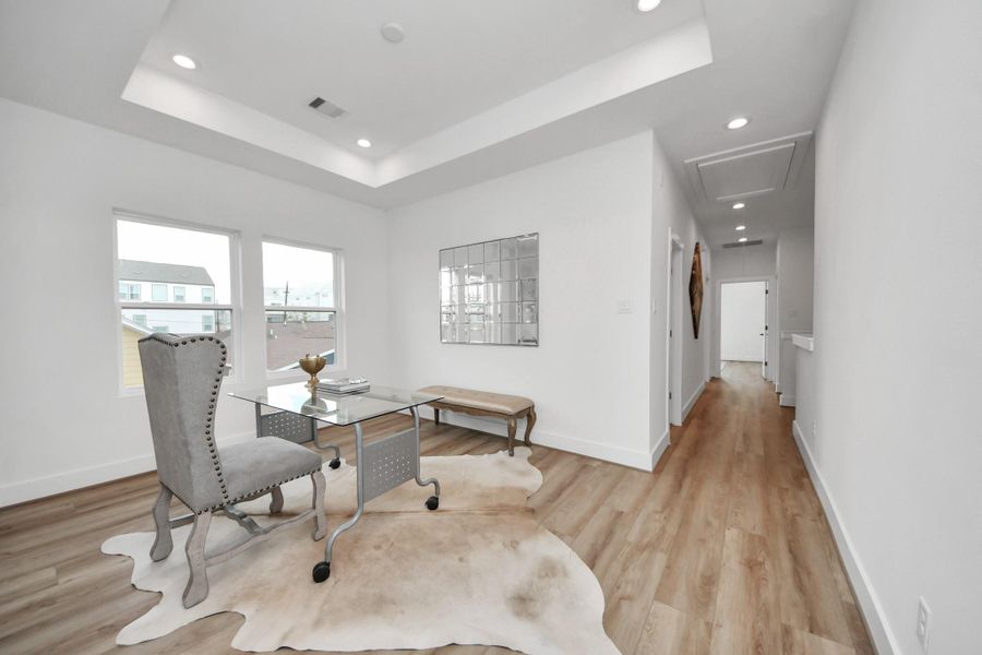 Experience productivity and style in this bright second-floor office space, featuring modern finishes and abundant natural light for an inspiring work environment.