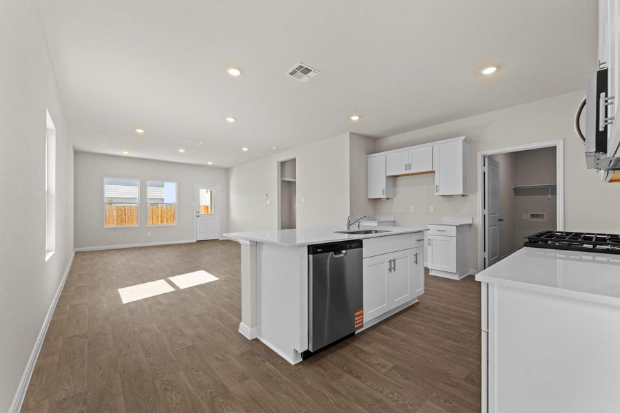 Furnished interior view inside a new home in Whisper South, San Marcos (Image 4).