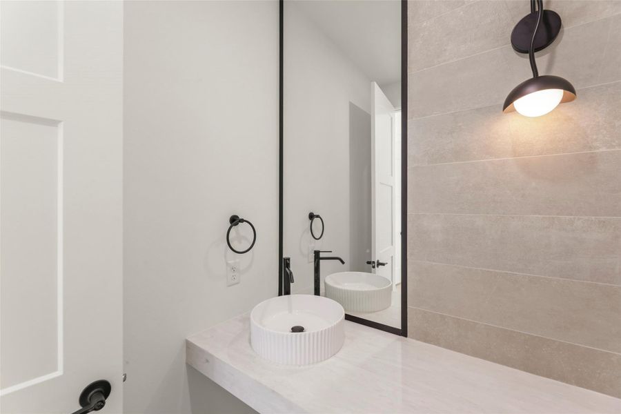 Close-up of interior finishes inside a home in , Houston (Image 16).