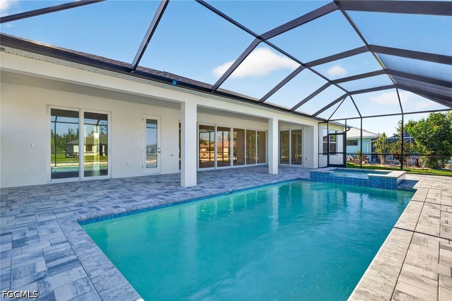 Exterior details and patio area of a home in Cape Coral, Cape Coral (Image 22).
