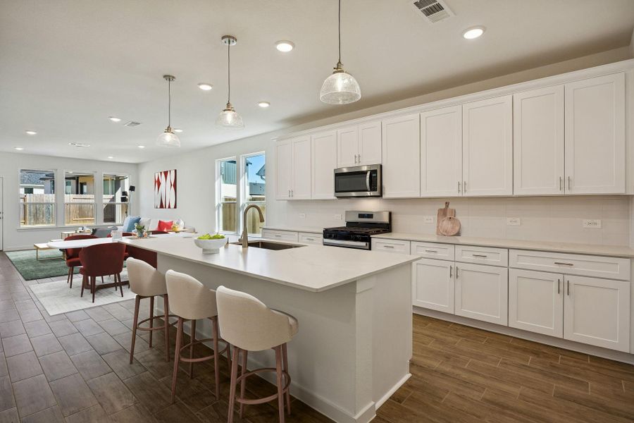 Furnished interior view inside a new home in Montgomery Bend, Montgomery (Image 9).
