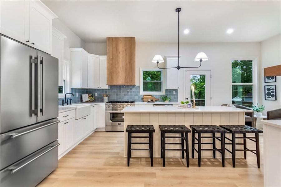 Furnished interior view inside a new home in , Atlanta (Image 16). Furnished interior view inside a new home in , Atlanta (Image 16).