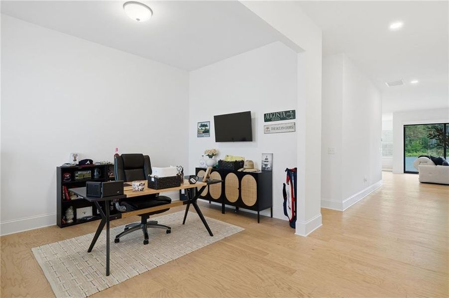 Furnished interior view inside a new home in , Cumming (Image 7). Furnished interior view inside a new home in , Cumming (Image 7).