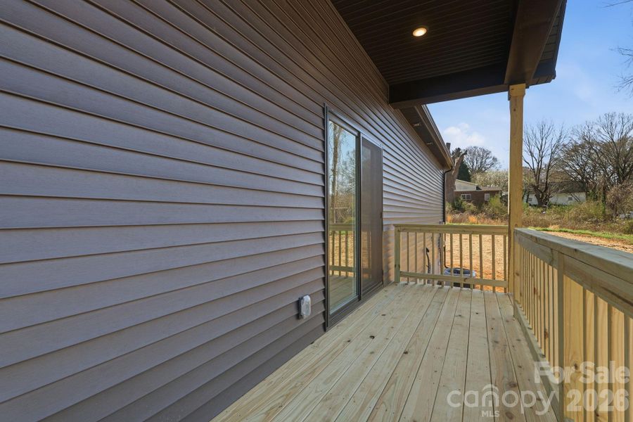 Exterior details and patio area of a home in , Kannapolis (Image 16).