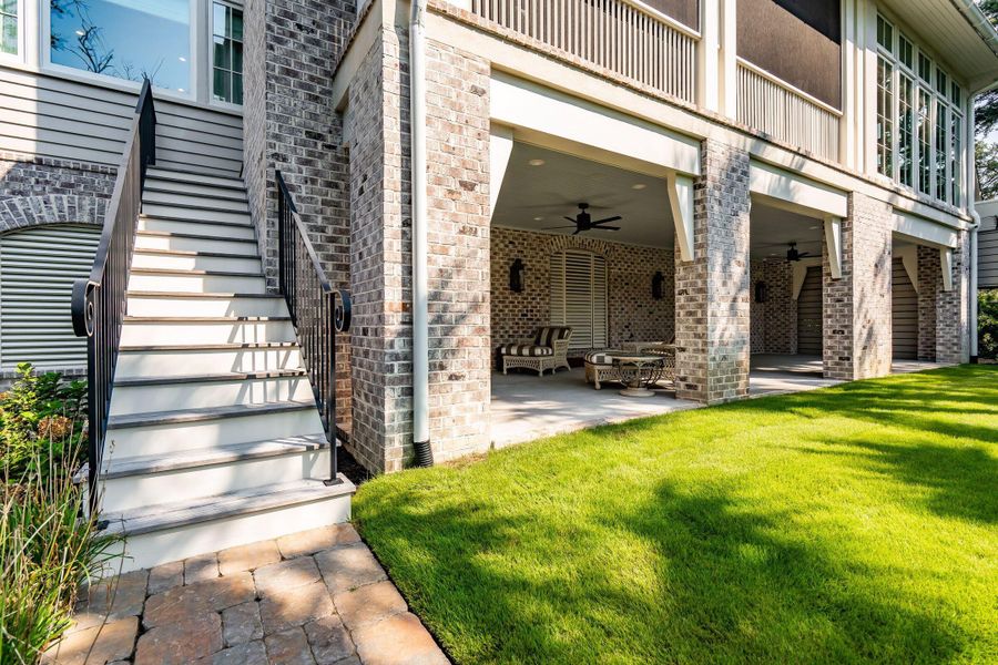 Exterior details and patio area of a home in , Mount Pleasant (Image 41).