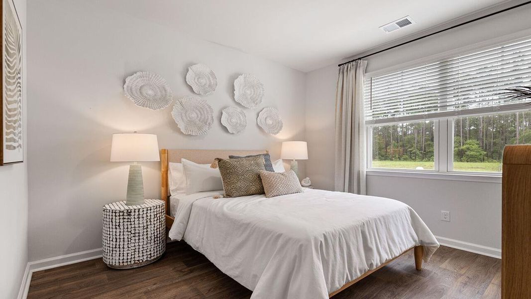 Furnished interior view inside a new home in Pine Hills at Cane Bay, Summerville (Image 3). Furnished interior view inside a new home in Pine Hills at Cane Bay, Summerville (Image 3).