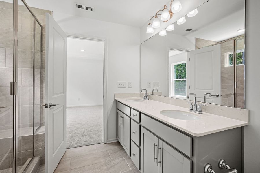 Furnished interior view inside a new home in Michaux Gardens, Belmont (Image 13).