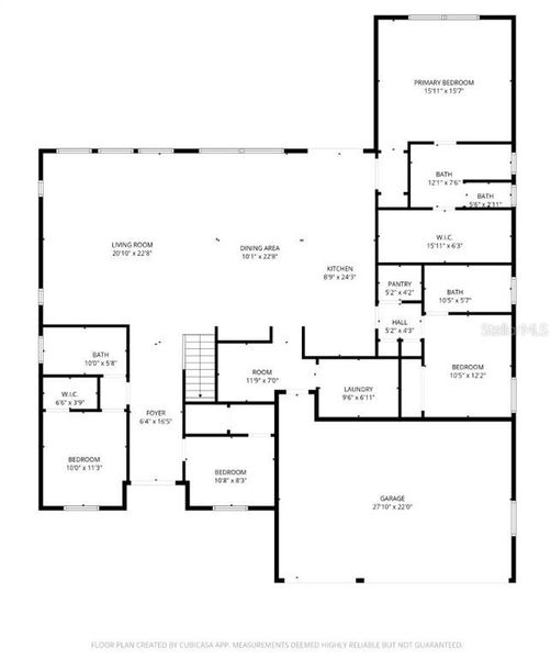 2D floor plan layout of this home in , Apopka, FL (Image 5).