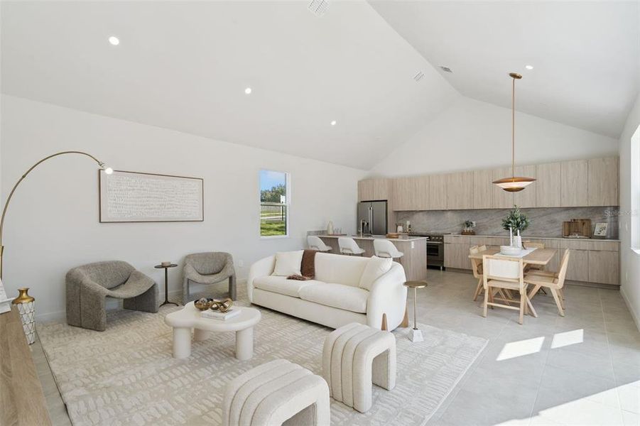 Furnished interior view inside a new home in , Lady Lake (Image 15). Furnished interior view inside a new home in , Lady Lake (Image 15).