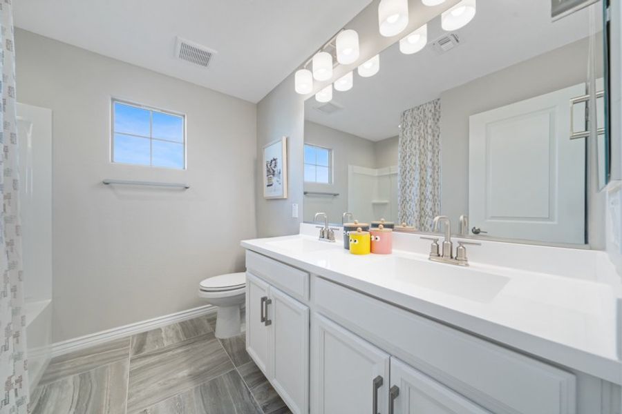 Furnished interior view inside a new home in Estrella, Goodyear (Image 23).