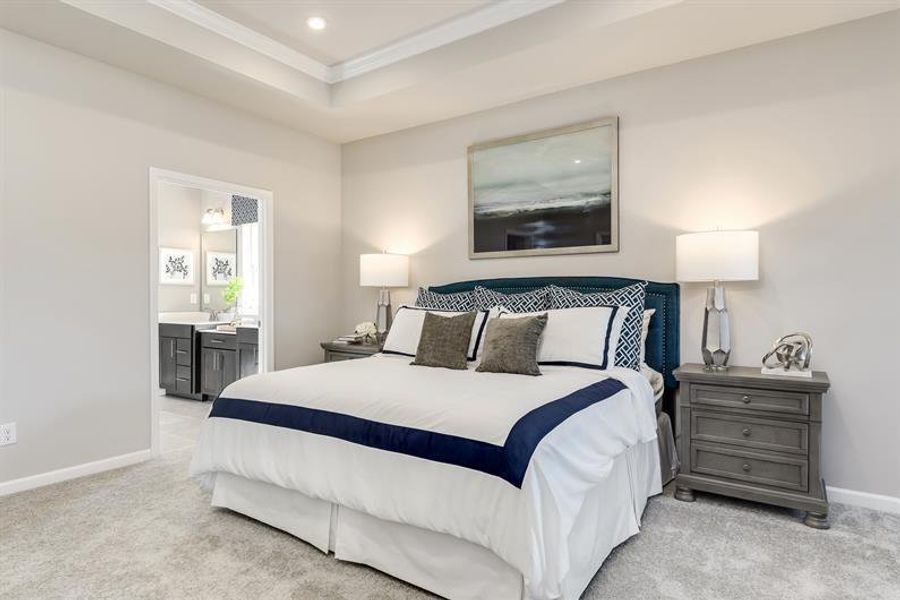 Furnished interior view inside a new home in Newberry 55+, McDonough (Image 17).