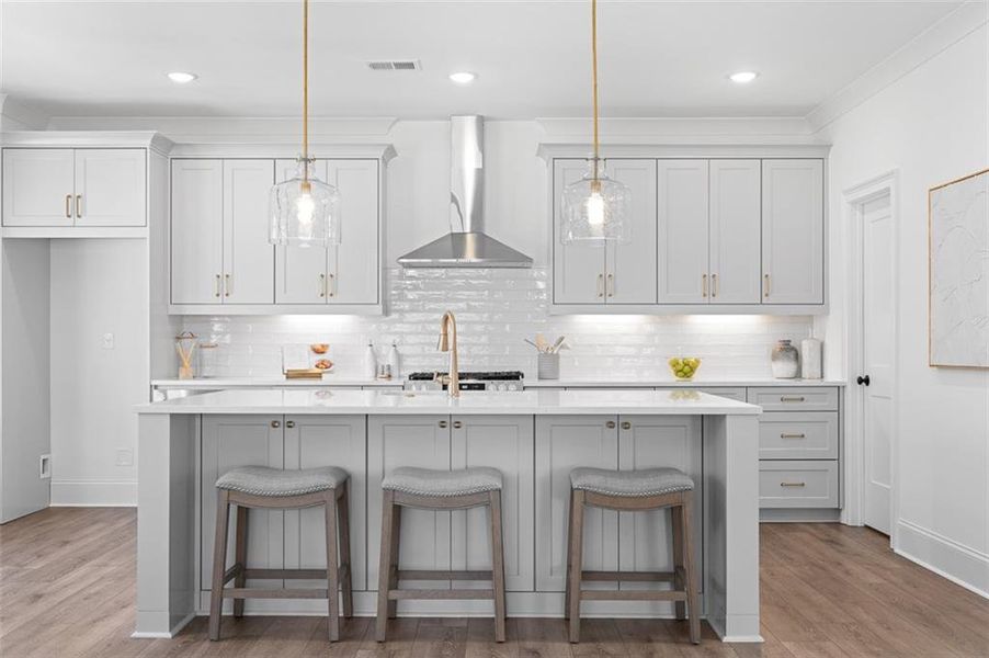 Furnished interior view inside a new home in , Atlanta (Image 18).