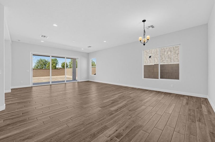 Spacious, unfurnished interior of a new home in Legado, Queen Creek (Image 14).