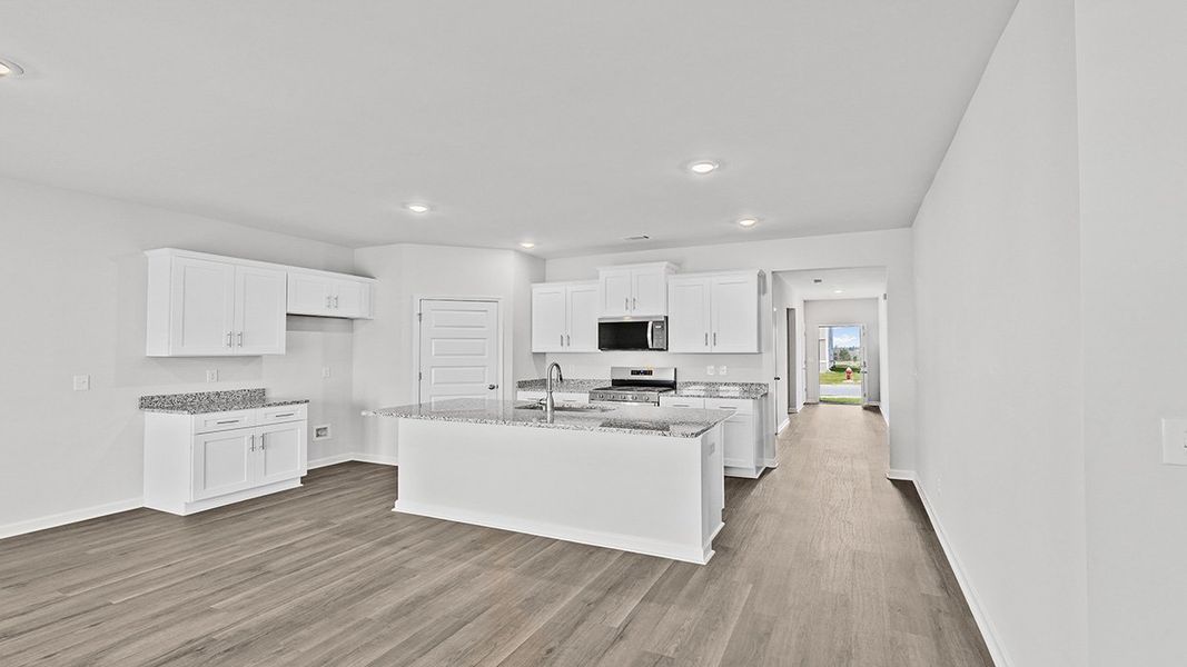 Furnished interior view inside a new home in Highland Hills, Graniteville (Image 4).