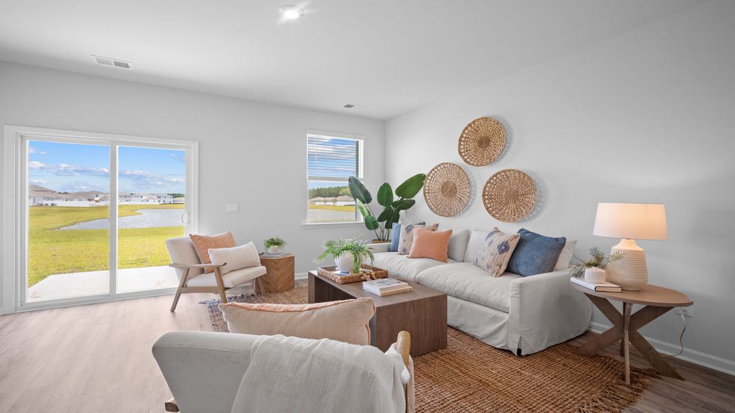 Furnished interior view inside a new home in The Lakes at North Glynn, Brunswick (Image 7).