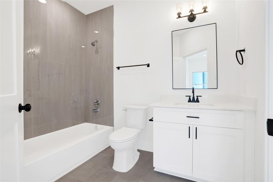 Furnished interior view inside a new home in , Cypress (Image 15).