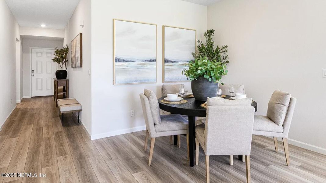 Furnished interior view inside a new home in Kings Preserve, Jacksonville (Image 11).