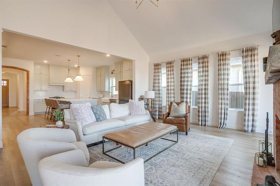 Furnished interior view inside a new home in , Aledo (Image 11).