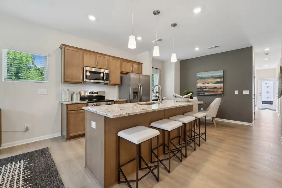 Representative furnished interior of a home built from the Clover - Genesis Value Collection by Mungo Homes in Westview, Charlotte (Image 4).