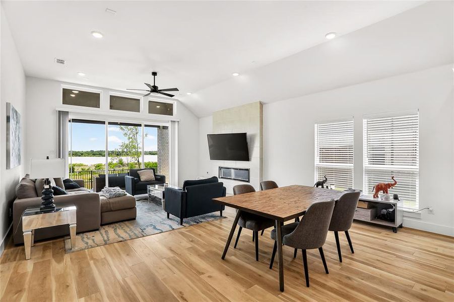 Furnished interior view inside a new home in , Little Elm (Image 5).