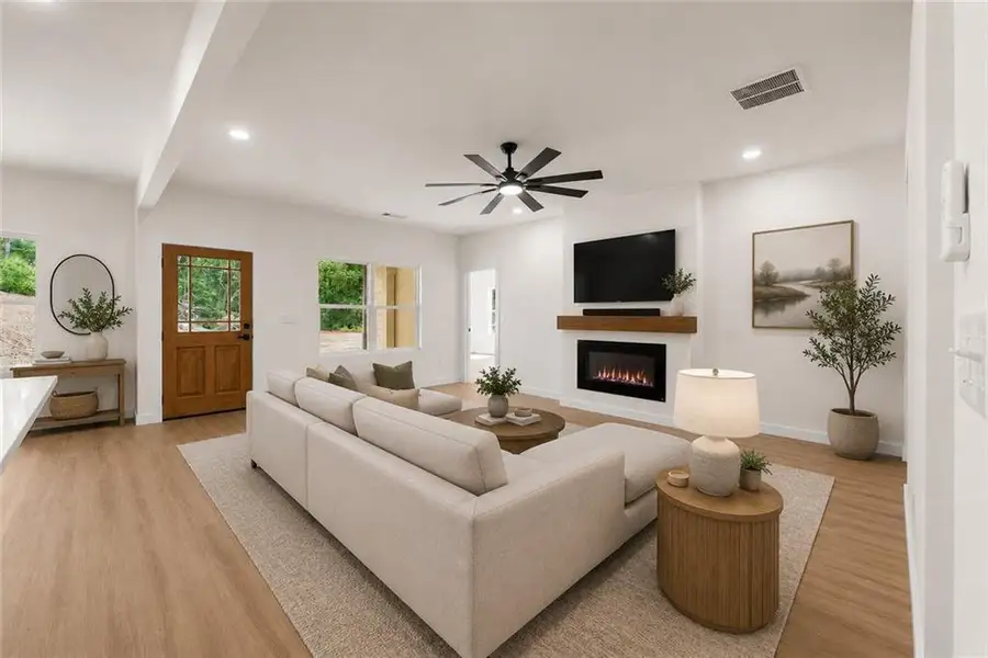 Furnished interior view inside a new home in , Gainesville (Image 7).